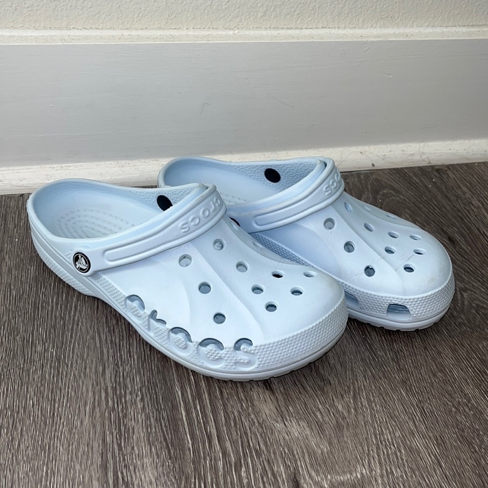blue crocks great condition